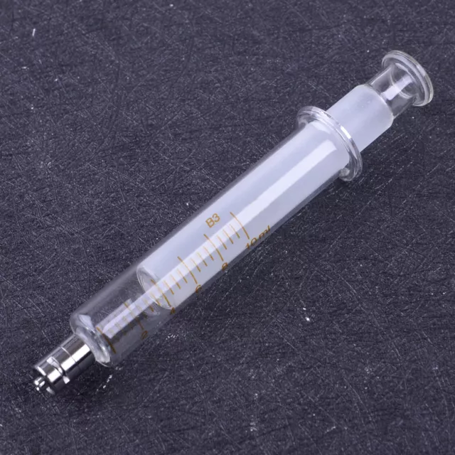 10ml 10cc Seringue Luer Seringue Tête Luer Lock Glass Syringe Reusable Injector