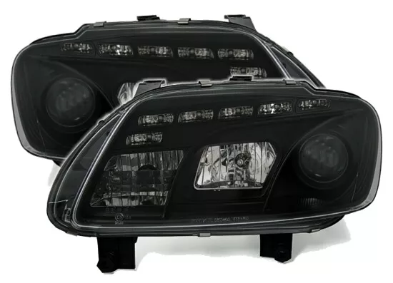 Headlights LED DRL Coimhead for VW TOURAN 03-06 CADDY Daylight Black LPVWC4EU XI 3