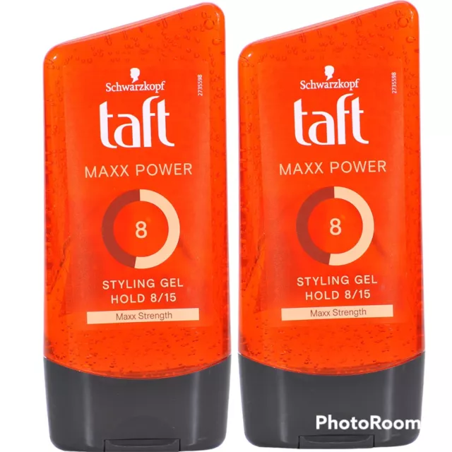 Schwarzkopf Taft Maxx Power Styling  Hair Gel  150ML X 2 Free P+P