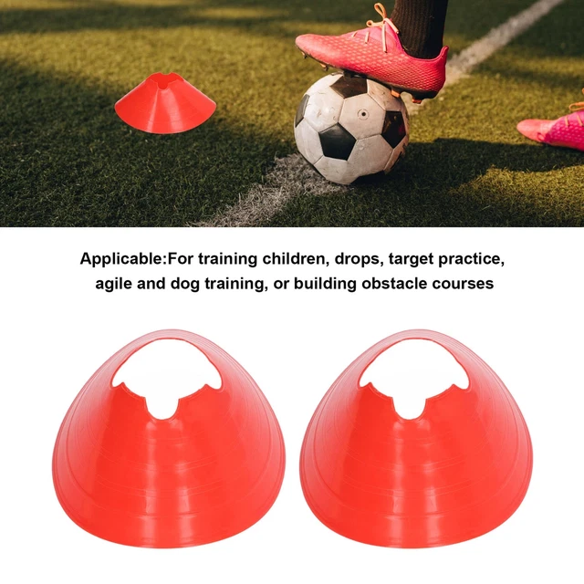 10 PCS 8cm Soccer Disc Cones High Flower Mouth Large Marker Disc Training Corner