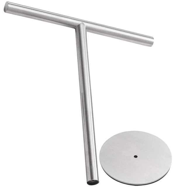 Soporte para toallas de mano base de acero inoxidable soporte para toallas de baño