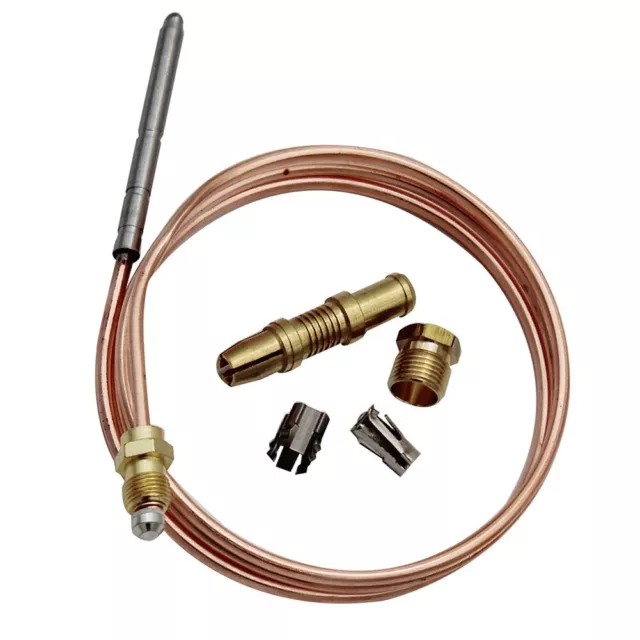 Universal Gas Thermocouple 600mm 11/32 Thread Size Long Open Fire Accessory