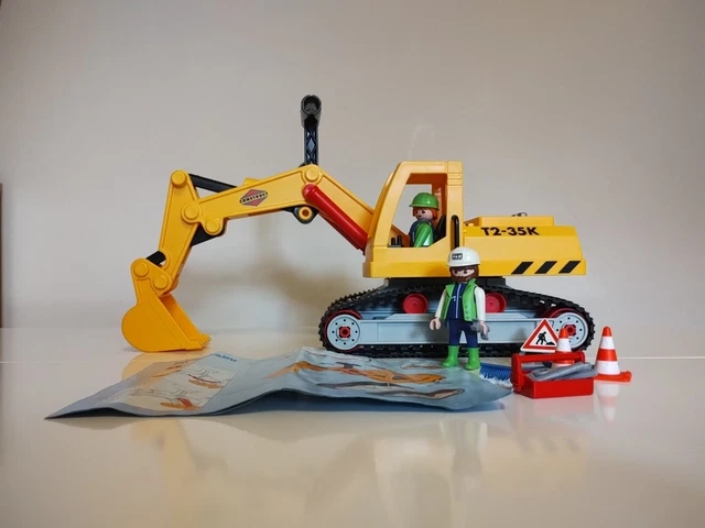 PLAYMOBIL DIGGER EXCAVATOR 1998 Geobra T2 35K 19.99 PicClick UK