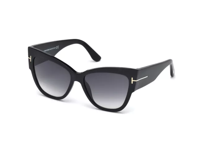 sunglasses Tom Ford Original FT0371 ANOUSHKA shiny black gradient 01B