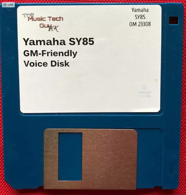 Yamaha SY85 - GM Friendly Voice Disk MTECHGUY