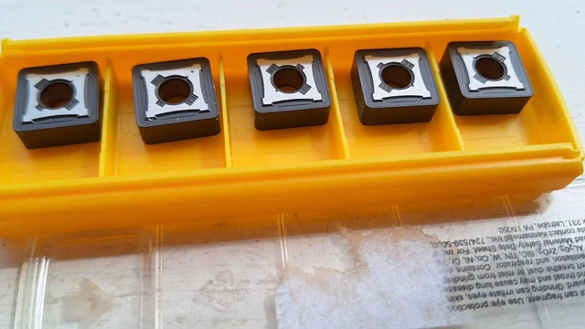 Kennametal SNMG643 KC850 Carbide Inserts – Qty 5, Made In USA (SNMG190612)