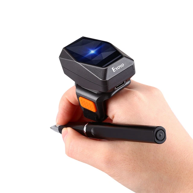 EYOYO QR BAR Code Reader PDF417 Data Matrix Screen Scan 2D Ring Barcode ...