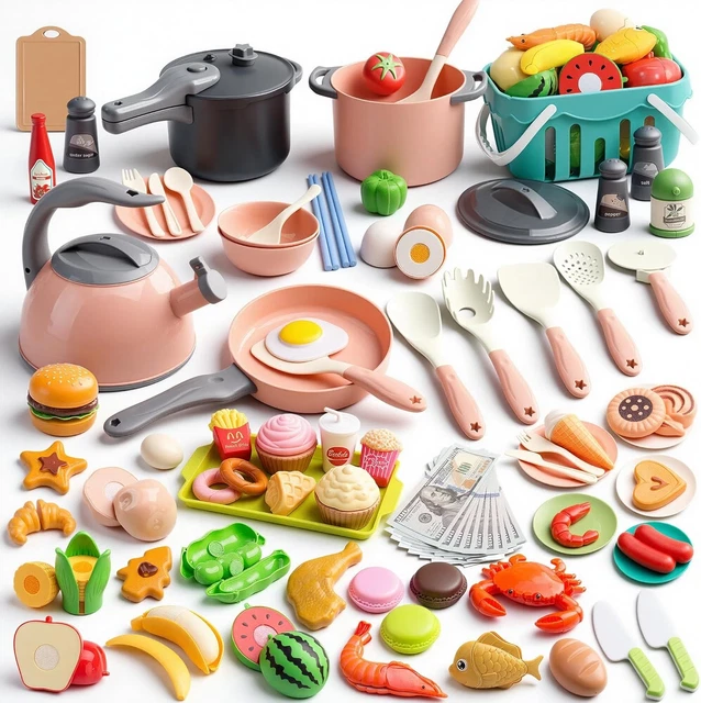 Toyvian Lot De 12 Aliments Factices – Œufs, Légumes, Saucisses, Maïs Et Brocoli – Jeu D'imitation, Décoration Et Apprentissage