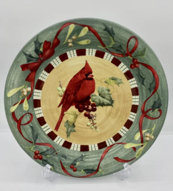 Lenox Winter Greetings Everyday Cardinal 10-3/4” Dinner Plate C. Mcclung