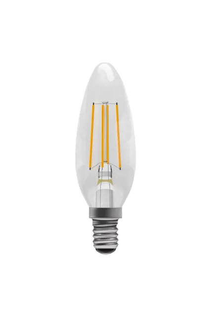 BELL 05309 4W LED Filament Clear Candle Dimmable - SES E14, 2700K