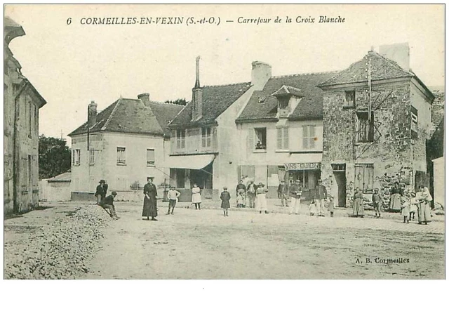 95.CORMEILLES IN VEXIN.n°19526.CROSS CROSS CROSS WHITE