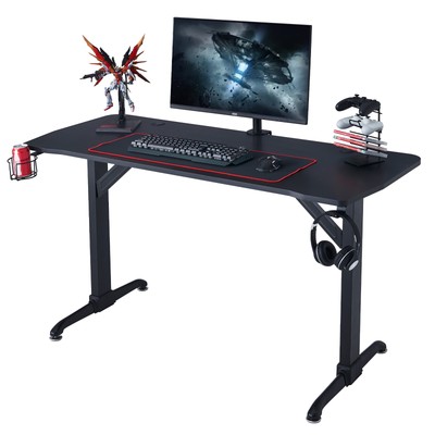 per computer scrivania con tappetino per mouse,supporto per tazza,gancio per cuffie Scrivania da gioco a forma di Z maniglia da scrivania Kingrack scrivania per PC da gioco tavoli da giocatore 