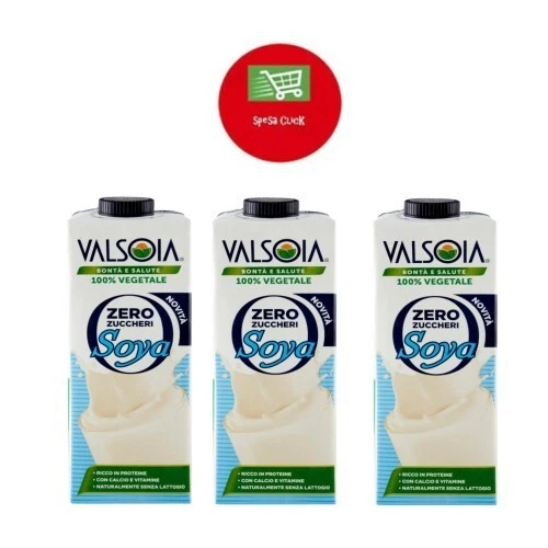 Valsoia Bontà e Salute Zero Zuccheri Soya  3 litri