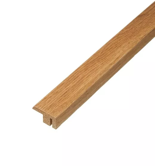 Real Solid Oak Lacquered Oak End Profile/Cap Wood Floor Threshold Door Bar Strip