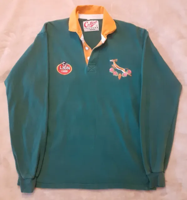 South Africa rugby shirt 1992/94 Maxmore Player Cotton Traders jersey World Cup