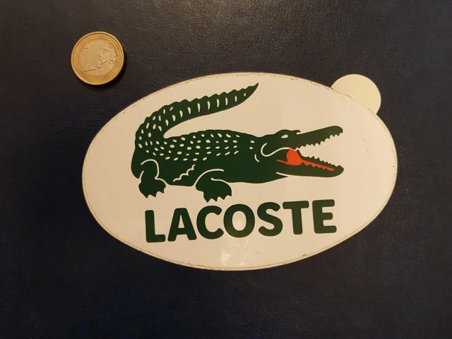 AUTOCOLLANT MARQUE LACOSTE EUR 1 00 PicClick FR