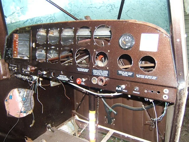 piper pa 20/22 dash panel /Piper Pacer TriPacer Colt/Stinson/piper pa 18 piper pa 20/22 dash panel /Piper Pacer TriPacer Colt/Stinson/piper pa 18