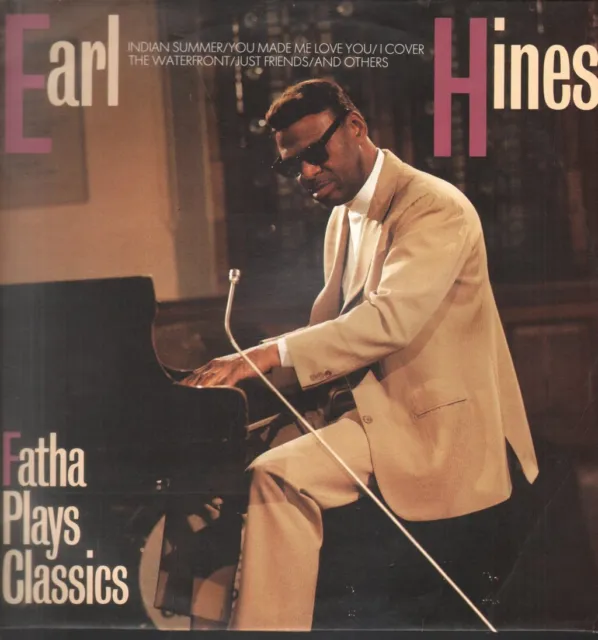 Earl Hines Fatha Plays Classics LP vinyl Germany Jazz Life  VG+/EX