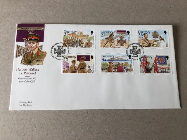 Guernsey FDC First Day Cover Unaddressed Spec HS 2002 Herbert Wallace