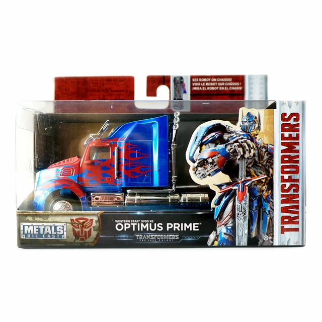 Jada Optimus Prime Metals Die Cast - Statuetta In Metallo Pressofuso Da 10 Cm - Transformers - 2