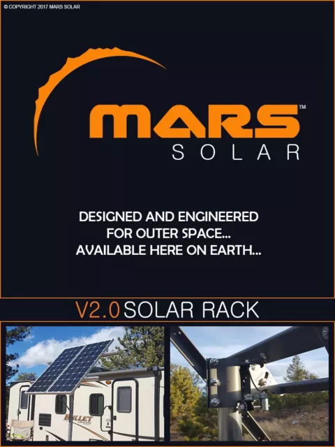 Mars Solar V2.0 Eagle Solar Panel Rack / 2" (OD) Pole Mount Fits 40W - 700W 8