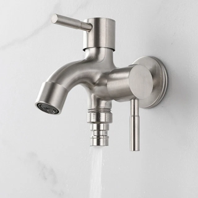 Rabot double sortie pratique pour machine à laver et vadrouille extension de pi
