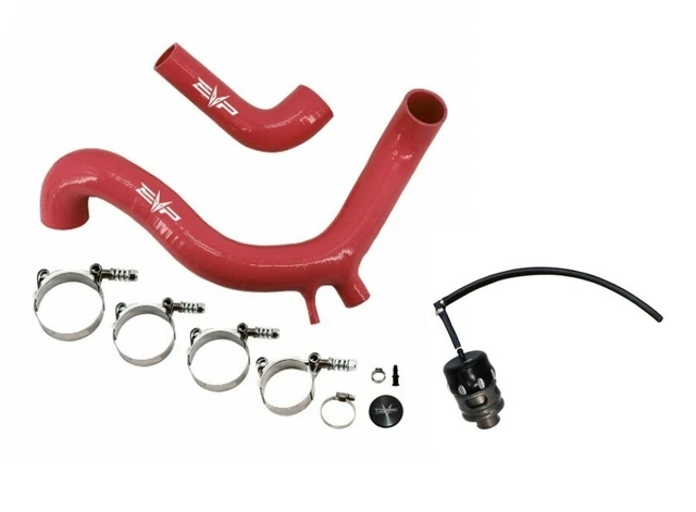 Evolution Powersports Red Silicone Charge Tube BOV Kit Maverick X3 17-19