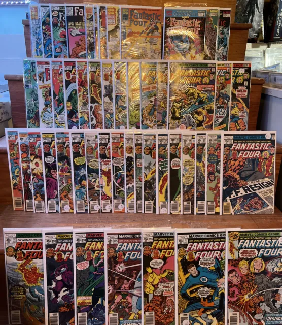 50 Fantastic Four Issues From 78 To 197 Most Fine Or Better Box 1 Low 1st Bid