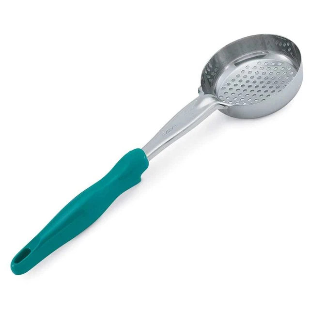 Vollrath 6432655 Teal 6 Ounce Round Perforated Spoodle