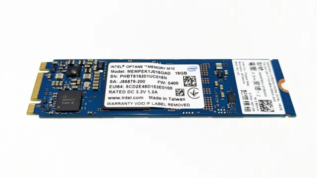 Intel M10 Mempek1J016Gad 16Gb M.2 2280 Nvme Pcie 3.0 X4 Optane Memory Ssd 4Tj55