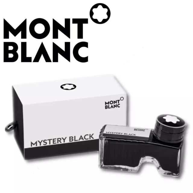 MontBlanc Tintenfass Tinte Mystery Black schwarz 60 ml