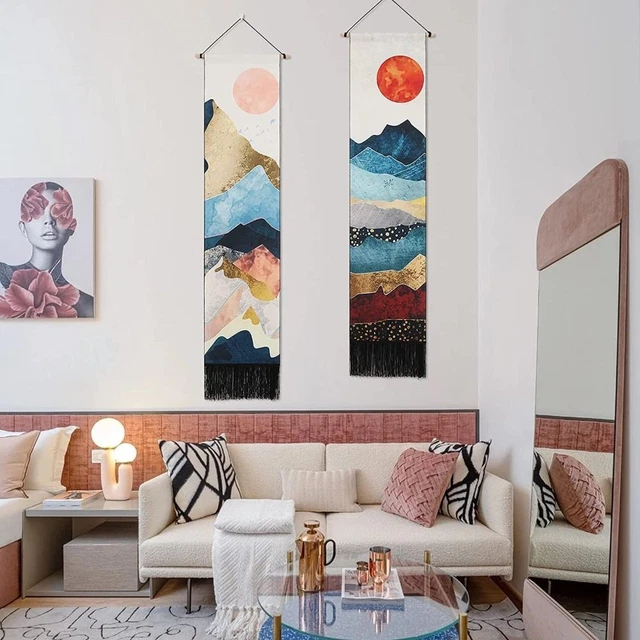 Wandteppich Mandala Sonne Und Mond - Hippie Wandbehang 150x200cm Polyester