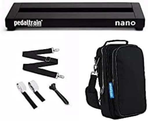 Pedaltrain PT-NANO-SC Nano Effekt-Pedalbrett mit Softcase 2 Schienen - 14 Zoll x