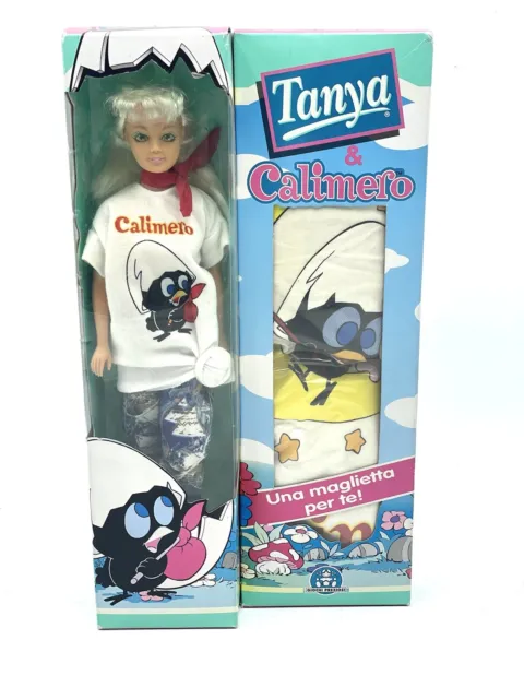 1996# Raro Combo Set Hasbro Bambola Tania  Tanya E Calimero Combo Pack# Nib Or