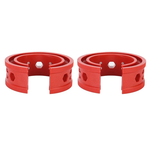 New 2Pcs/Set SEBS Red Car Shocks Struts Damper Glue Buffer Springs Auto
