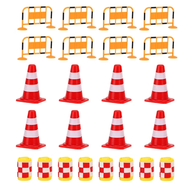 24 pz cartello stradale Abs traffico barricata bambino cartelli stradali per bambini