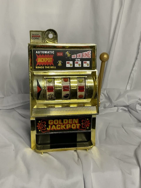 MACHINE A SOUS GOLDEN JACKPOT Marque WACO Made Un Japan 1980 MACHINE A SOUS GOLDEN JACKPOT Marque WACO Made Un Japan 1980