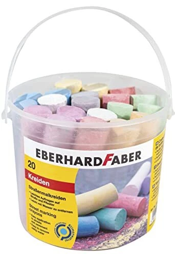 Eberhard Faber 526512-Crayons 5 Vives, Seau Crayons, pour s'amuser à Peindre en