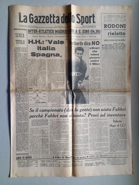 Gazzetta Dello Sport N°82 – 8 Avril 1994 – Lazio, Inter... – Journal Sportif Italien Vintage