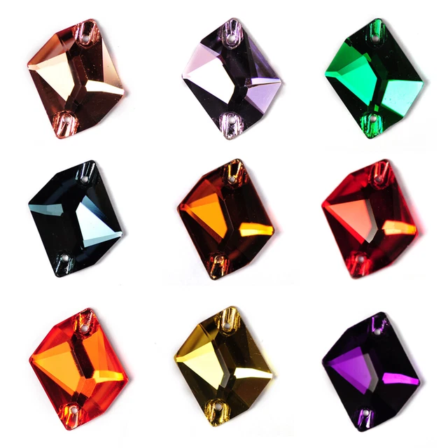 Cosmic Flat Back Sew On Crystal Stones Sewing Glass Strass DIY Loose Rhinestone