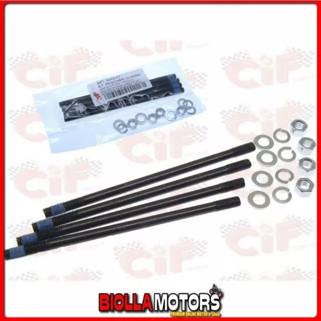 5043-Kt Kit Prigionieri Cilindro Dadi Rondelle Piaggio Vespa Pxe 150