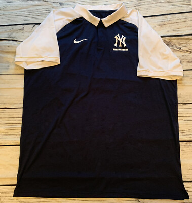 yankees dri fit polo