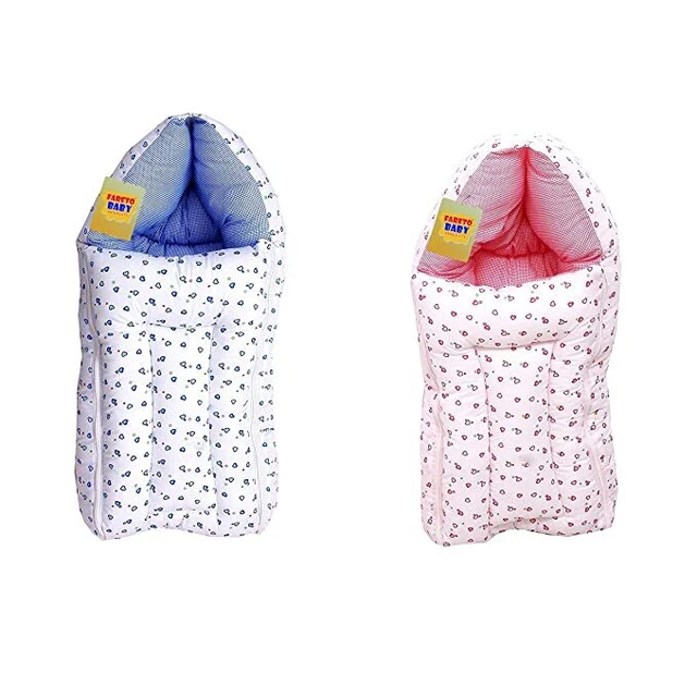 Bedbed Cum & Carrying Bag for Newborn Infants in 2 Packs