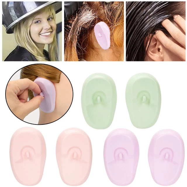 2 Paar Ohrenschützer Wasserdicht - Für Haarefärben, Baden & Friseur
