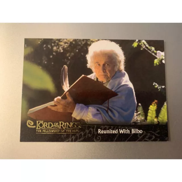 LOTR Fellowship Of The Ring #55 Reunited With Bilbo Trading Card Topps