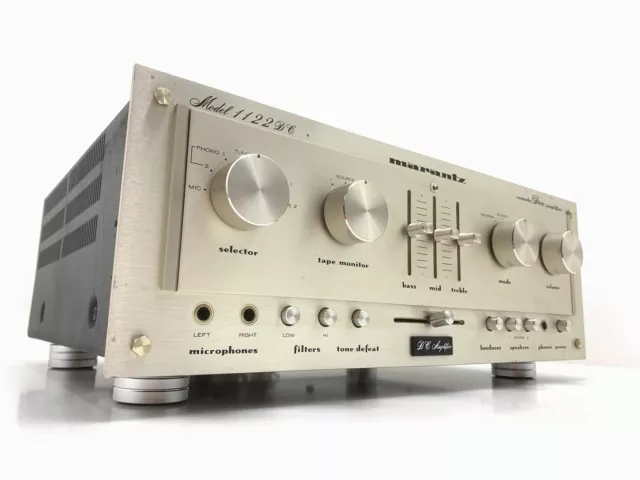 Marantz 1122DC Console Stéréo Amplificateur 2 X 61 Wrms Vintage 1978 Work Good