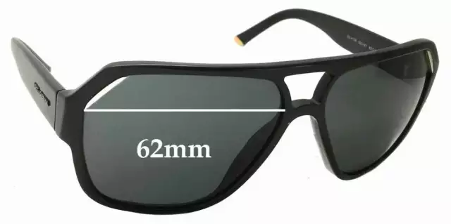 SFx Replacement Sunglass Lenses fits Dolce &amp; Gabbana DG4138 - 62mm Wide