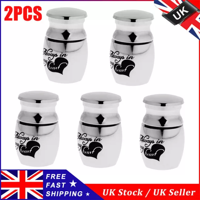 Small Cremation Urn Jar Holder Keepsake for Human Pet Ashes Memorial Funeral Box