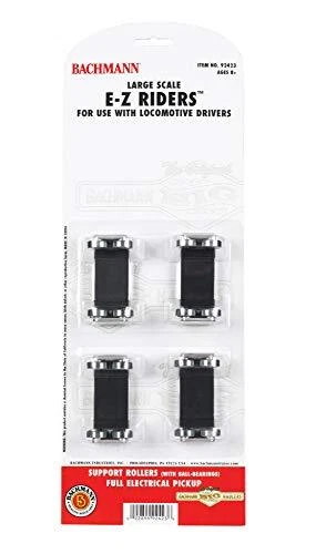 Bachmann Industries Large "G" Scale E-Z Riders with Ball-Bearing Rollers 4 pe... Bachmann Industries Large "G" Scale E-Z Riders with Ball-Bearing Rollers 4 pe...