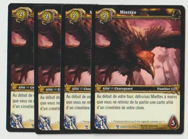 Miettes x4 #39 / Legion FR Warcraft TCG